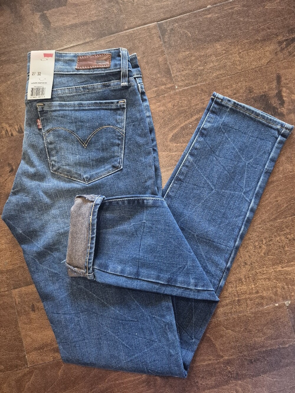 BNWT Vintage 2012 Levi’s Curve ID Demi Curve Modern Rise Skinny Jeans Blue